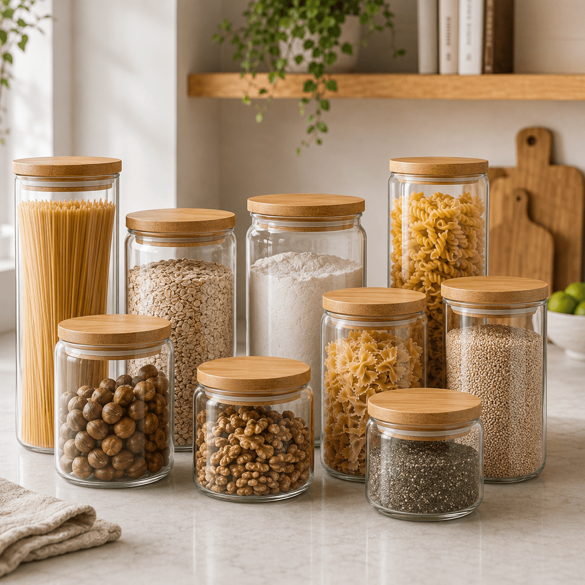 Glass Pantry Jars