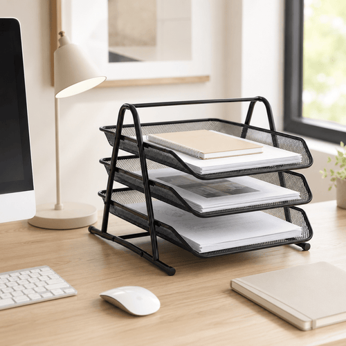 3-Tier Mesh Paper Tray – view 2