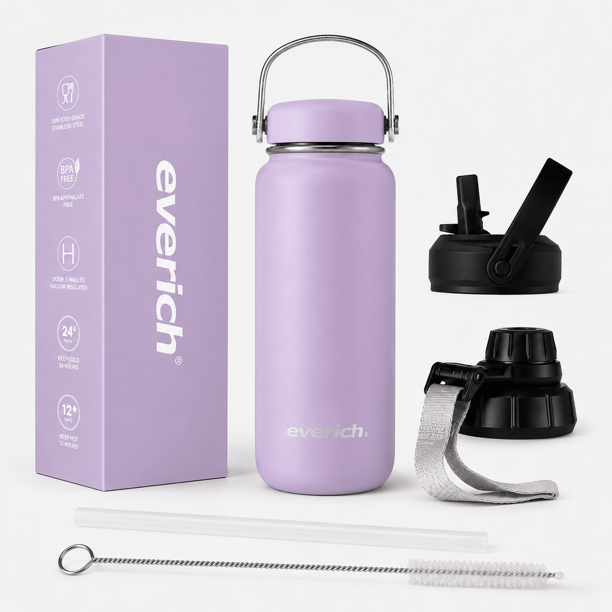 Insulated Soup Flask - Stainless Steel - Luma & Home