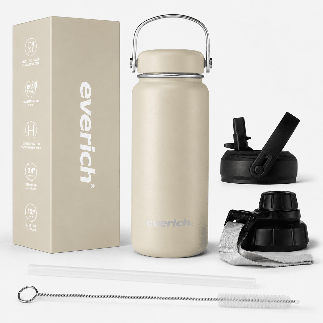 Insulated Soup Flask - Stainless Steel - Luma & Home