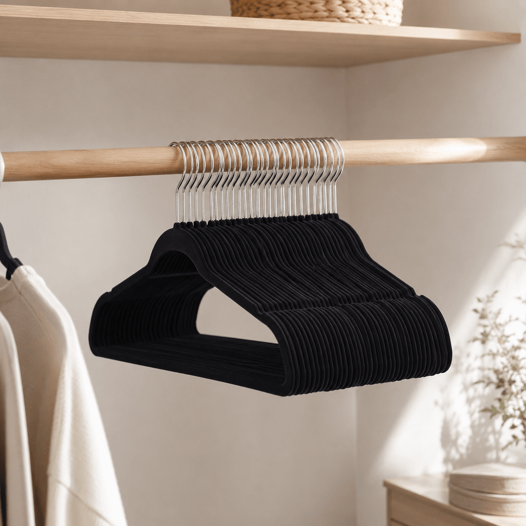 Non-Slip Velvet Hangers - 50 Pack - Luma & Home