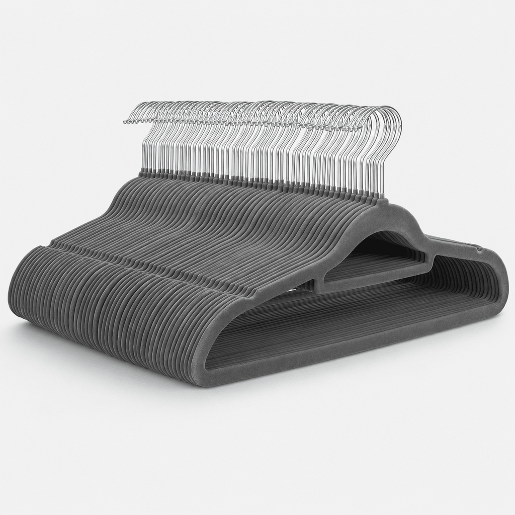 Slim Velvet Clothes Hangers - 50 Pack - Luma & Home