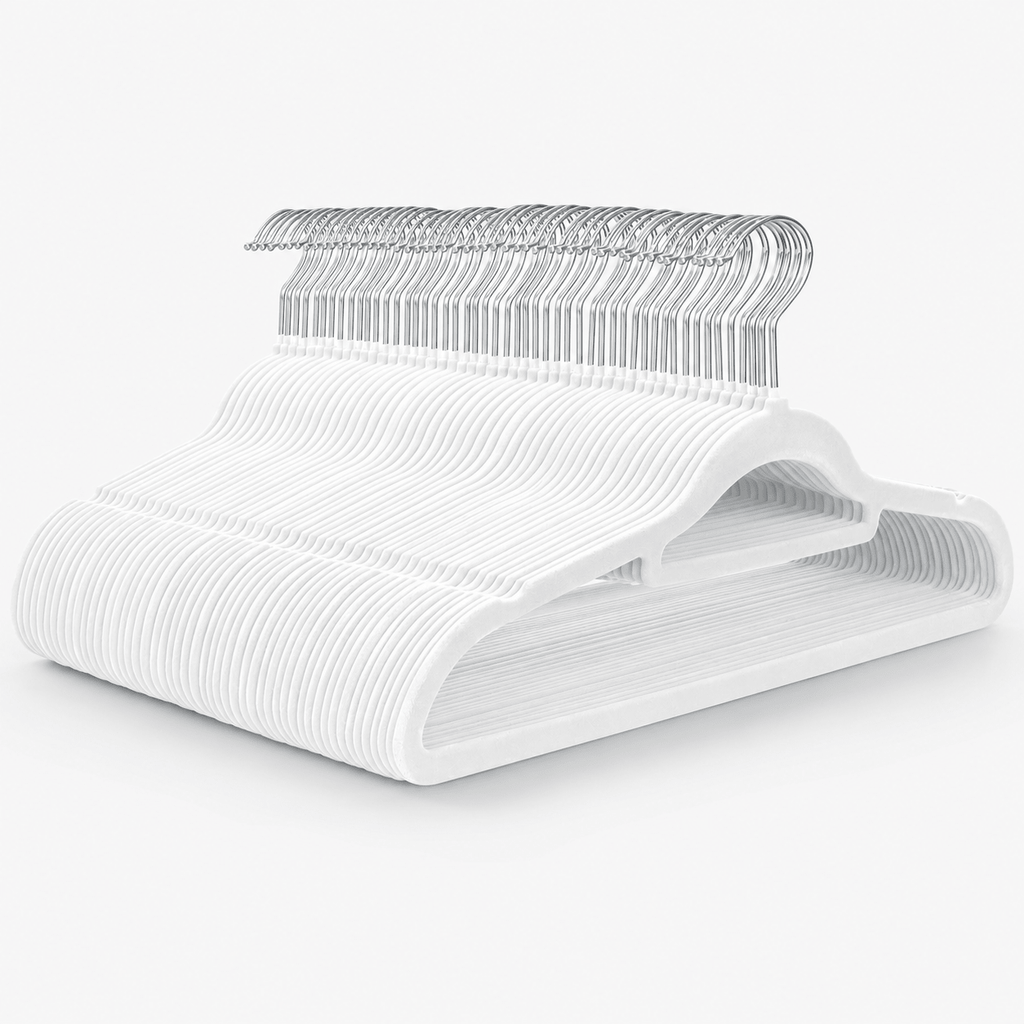 Slim Velvet Clothes Hangers - 50 Pack - Luma & Home