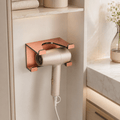Hair Dryer Holder with Shelf - Rose Gold - Luma & Home