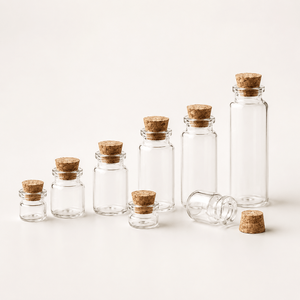 Mini Glass Jar with Cork Lid - Luma & Home