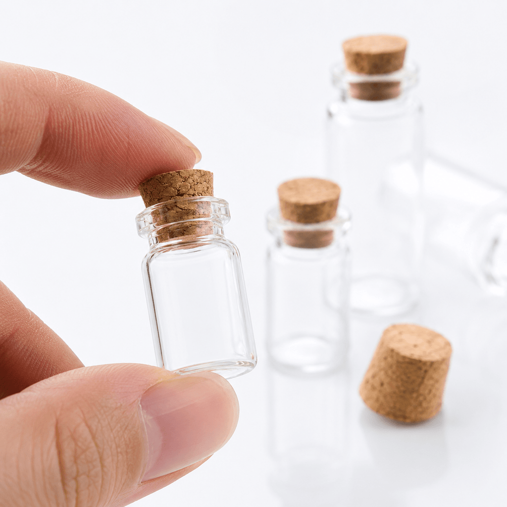 Mini Glass Jar with Cork Lid - Luma & Home