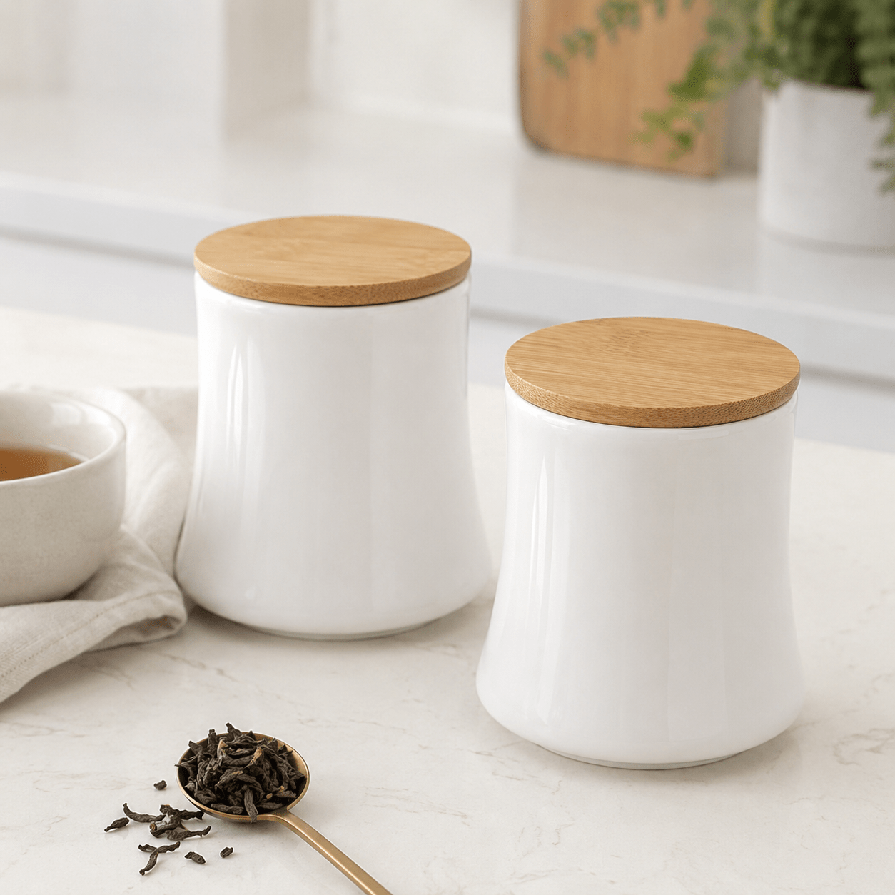 Ceramic Tea Storage Jar - 500ml - Luma & Home