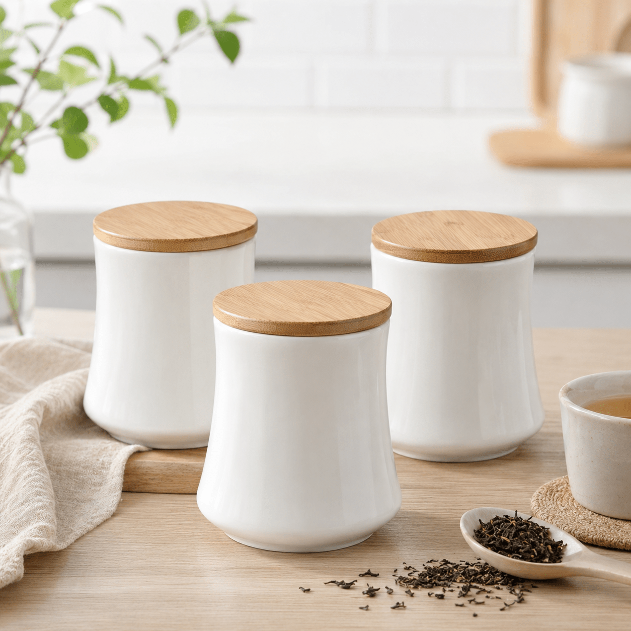 Ceramic Tea Storage Jar - 500ml - Luma & Home
