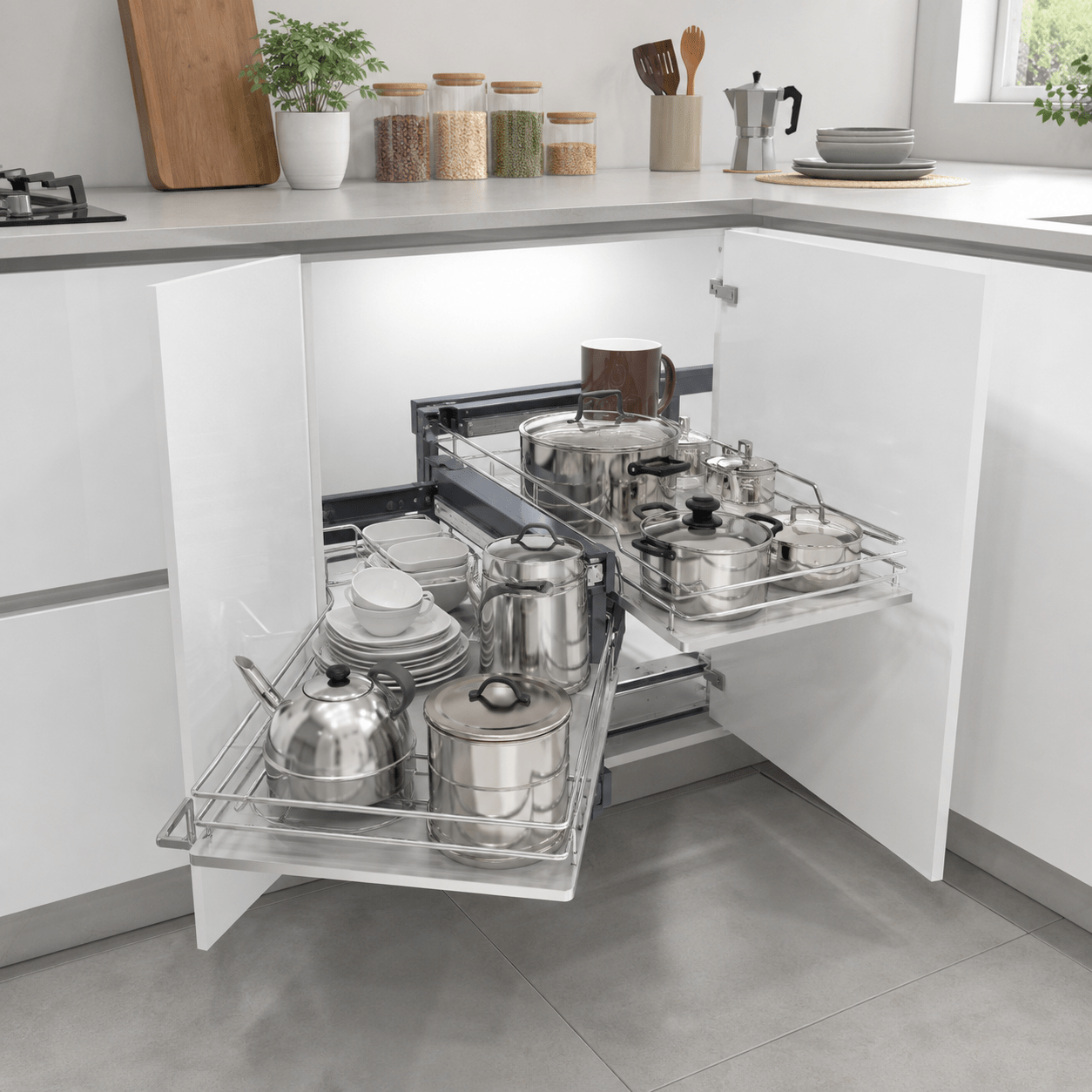 Magic Corner Pull-Out Drawer System - Luma & Home