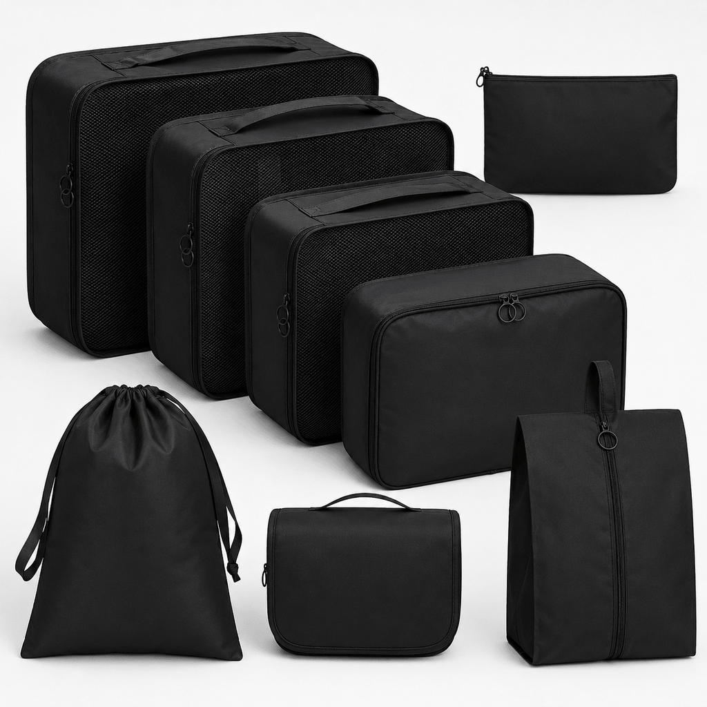 Waterproof Oxford Packing Cube Set - 8 Piece - Luma & Home