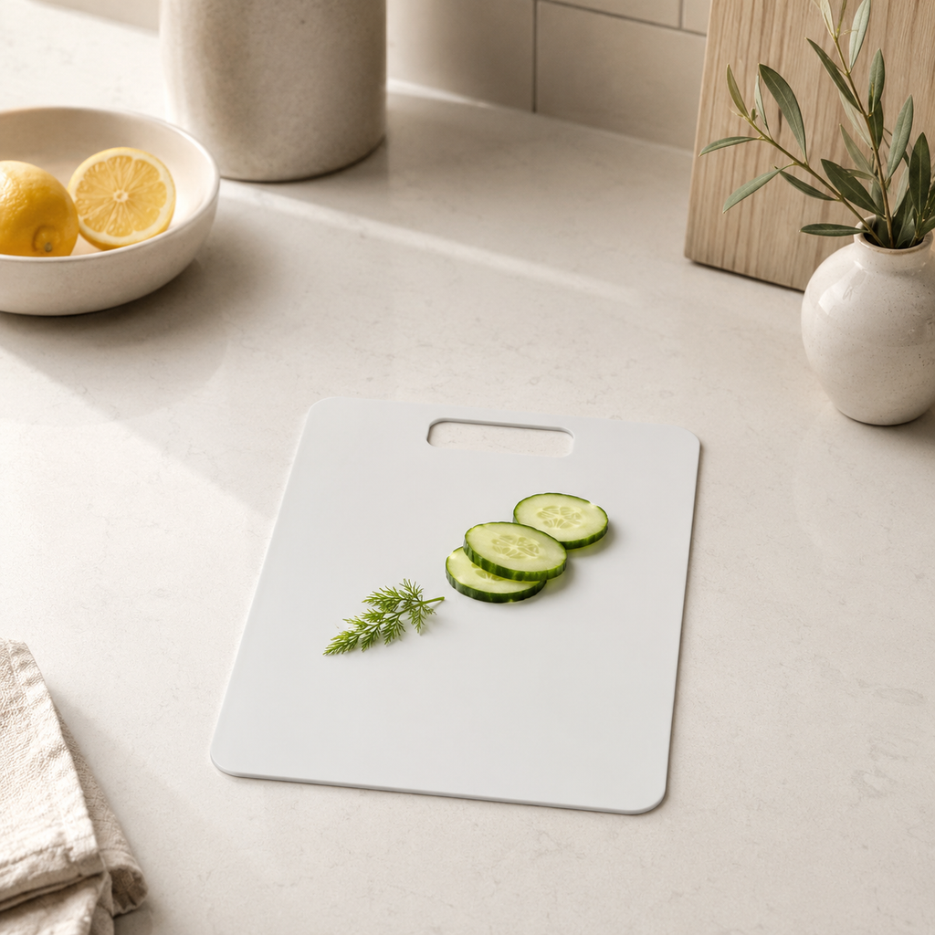 Wood Fibre Chopping Board - Medium White