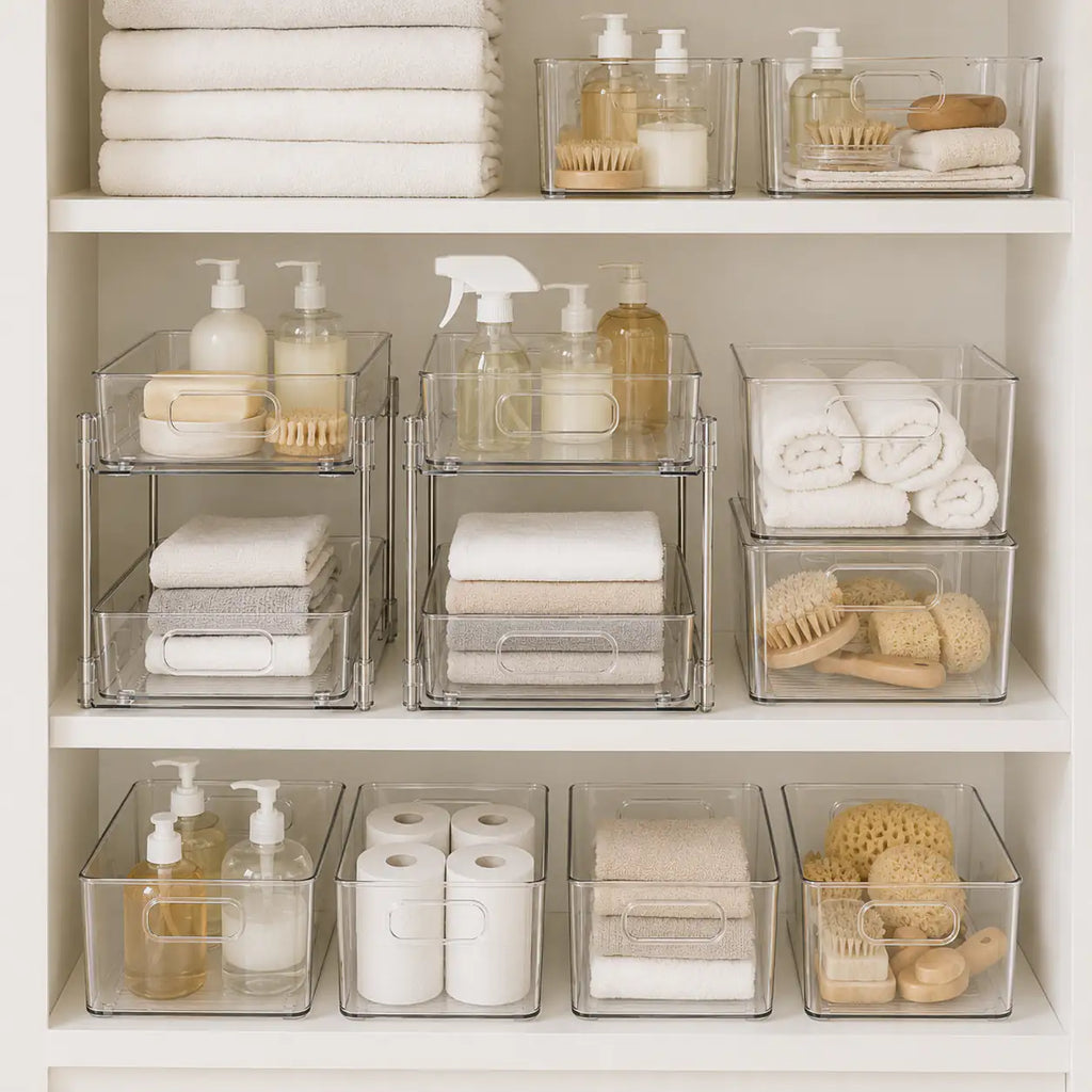 Clearview Under Sink Storage Set Under Sink Storage bundle, free-uk-delivery, luma-and-home, set, under-sink, under-sink-storage
