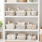 Mesh Storage Basket - 6 Set ´ Storage Baskets bundle, free-uk-delivery, kitchen, luma-and-home, mesh, set, storage-baskets, storage-baskets-tubs