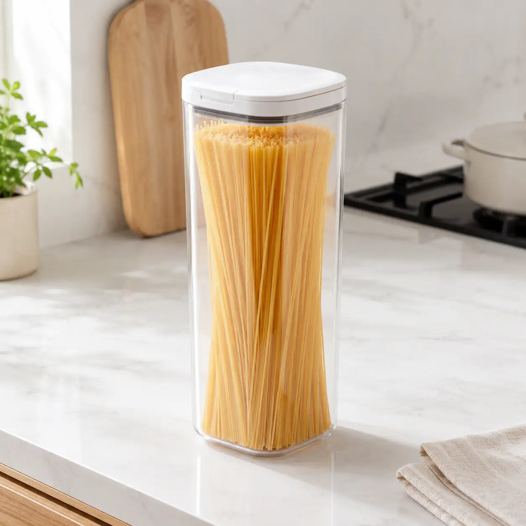 Push Top Pantry Container 3L - White Lid