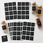 Complete Spice Sticker Set - 110 Stickers - Black