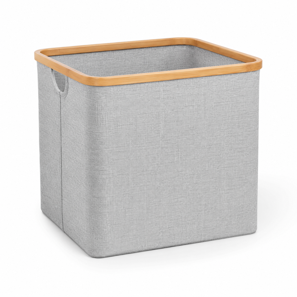 Linen Basket Large - Light Grey