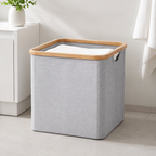 Linen Basket Large - Light Grey