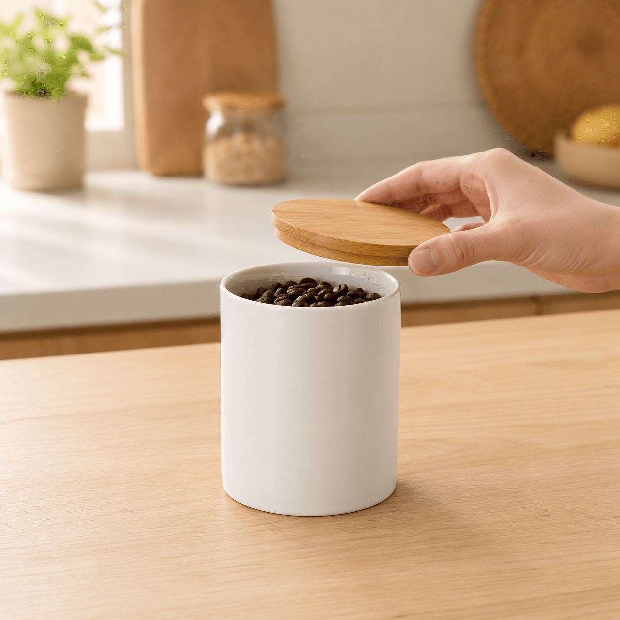 Modern Ceramic Tea Storage Jar - Luma & Home
