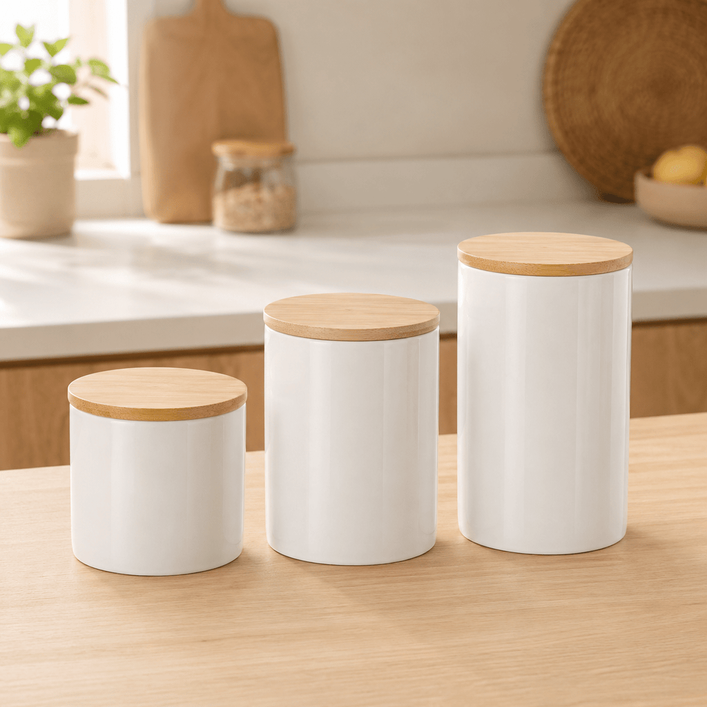 Modern Ceramic Tea Storage Jar - Luma & Home