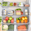 Blissful Fridge Storage Set organising food in a bright refrigerator