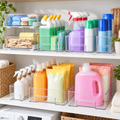Blissful Laundry Storage Set in a bright organised home setting