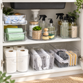 Clearview Under Sink Storage Set - Version 2 arranged in a bright premium home setting
