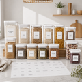 Complete Pantry Organisation Bundle - 15 Containers + 156 Labels