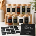 Complete Spice Sticker Set - 110 Stickers - Black