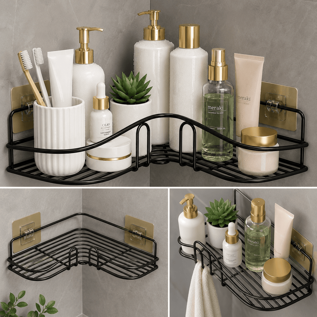 Corner Shower Caddy - 2 Tier Stainless Steel