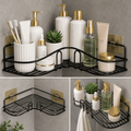 Corner Shower Caddy - 2 Tier Stainless Steel