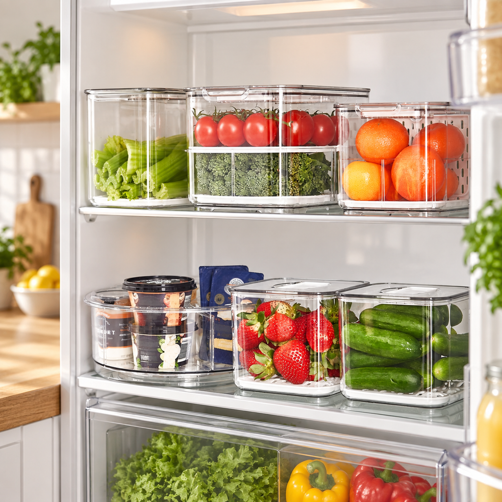 Fridge Freshness Storage Set in a Scandinavian lifestyle setting