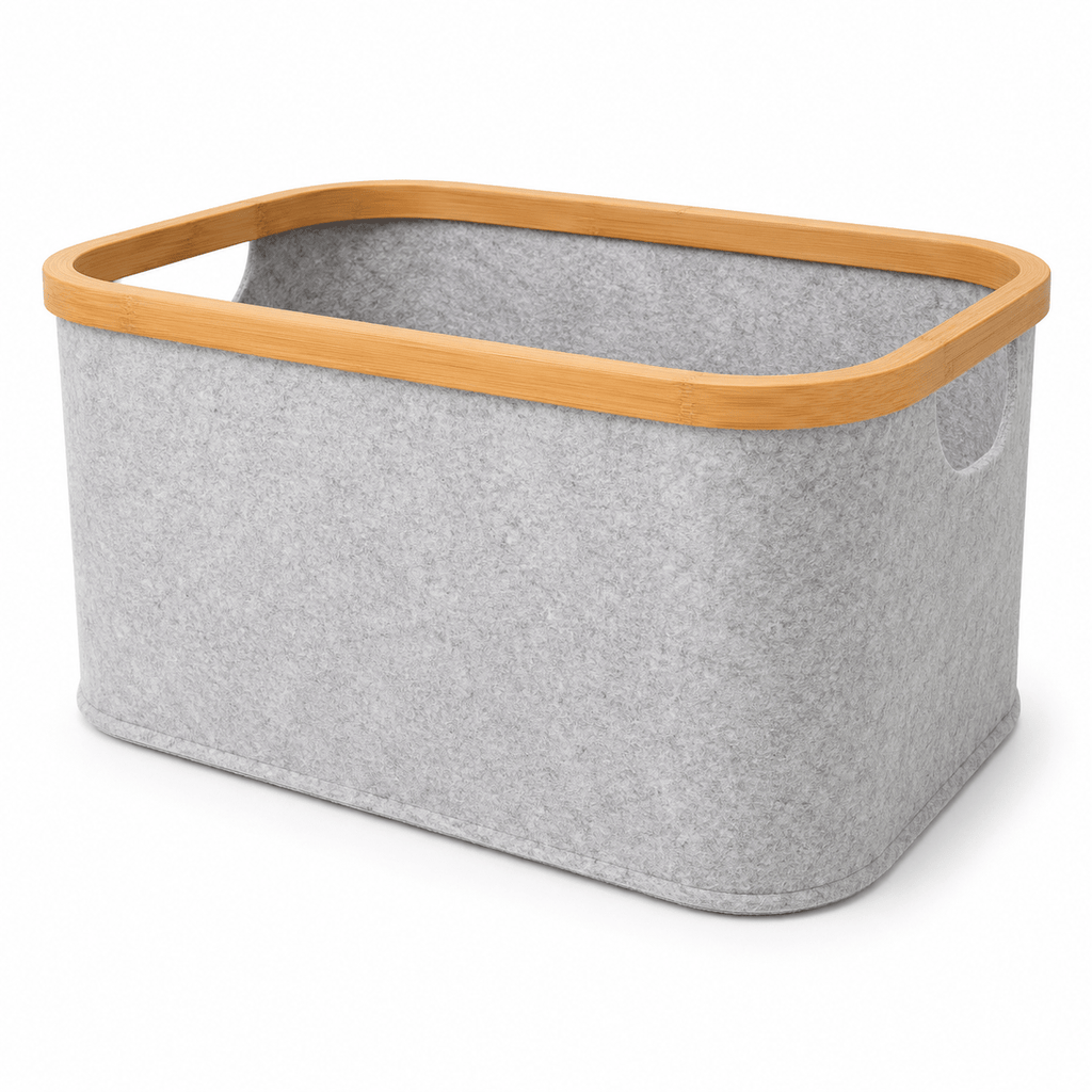 Linen Basket Medium - Grey – view 3