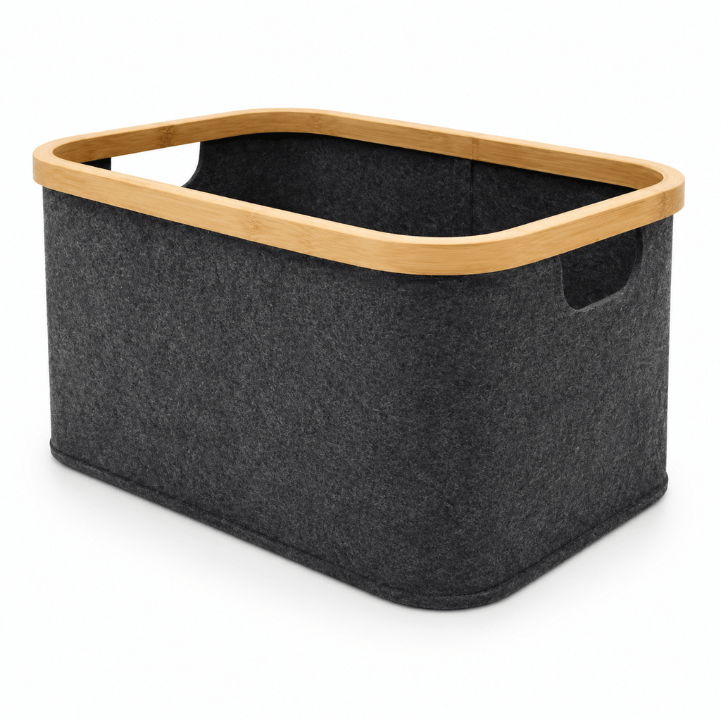 Linen Basket Medium - Grey – view 4