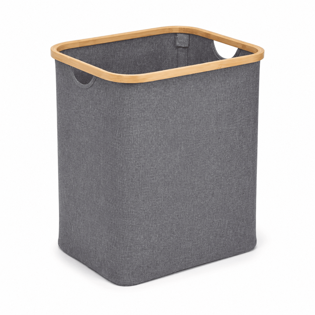 Linen / Laundry Basket with Lid – Dark Grey
