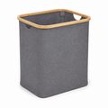 Linen / Laundry Basket with Lid – Dark Grey