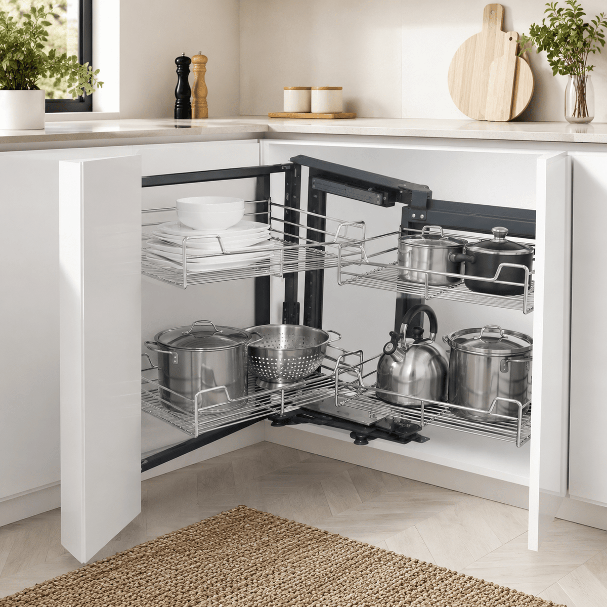 Magic Corner Pull-Out Drawer System