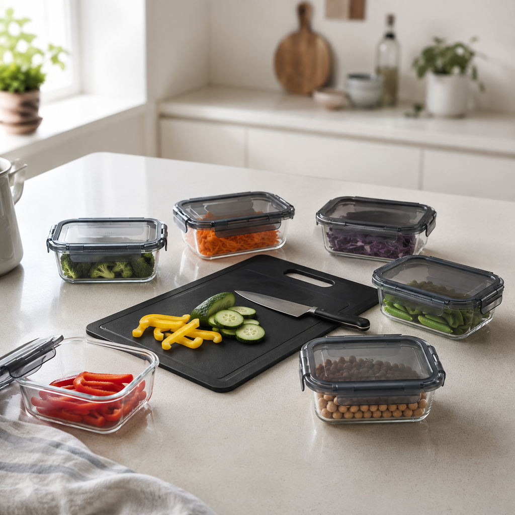 Meal Prep / Chopping Board Bundle - Black - Small