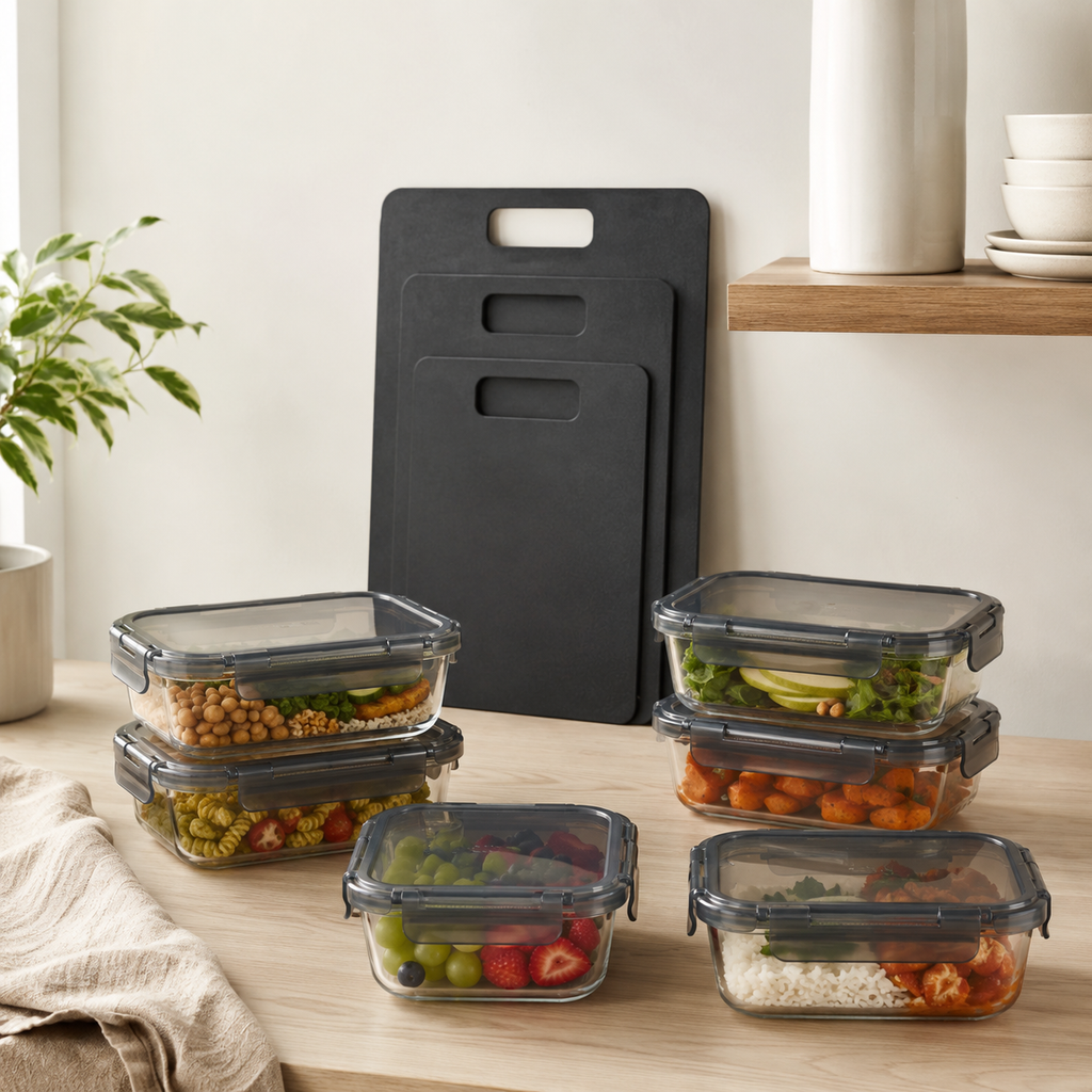 Meal Prep / Chopping Board Bundle - Black - Small – view 2