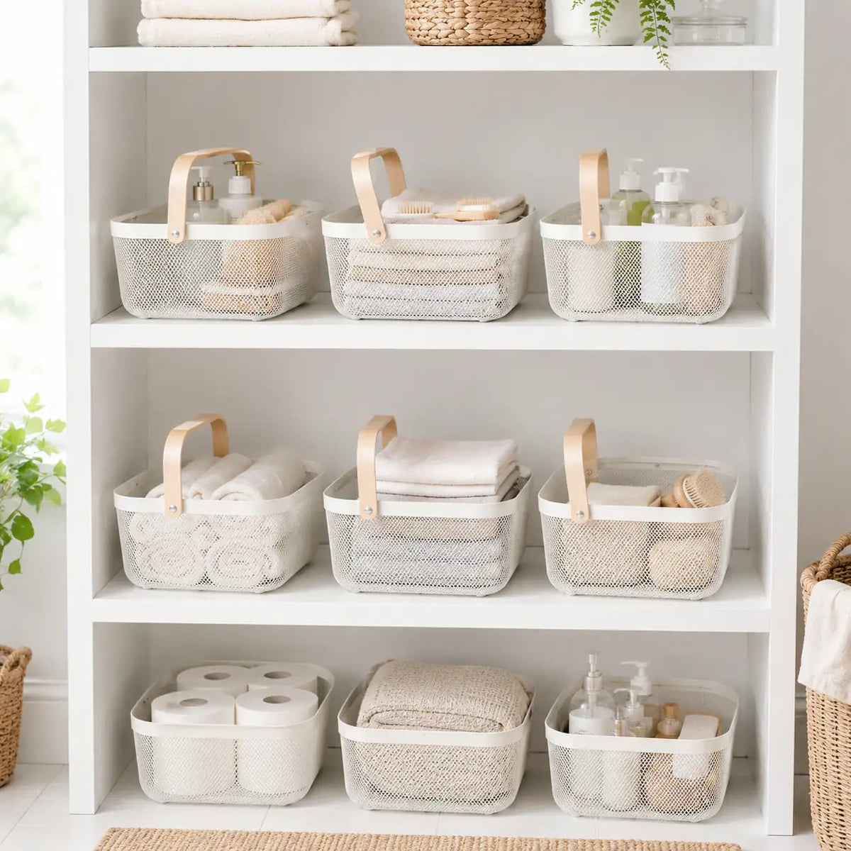Mesh Storage Basket - 6 Set