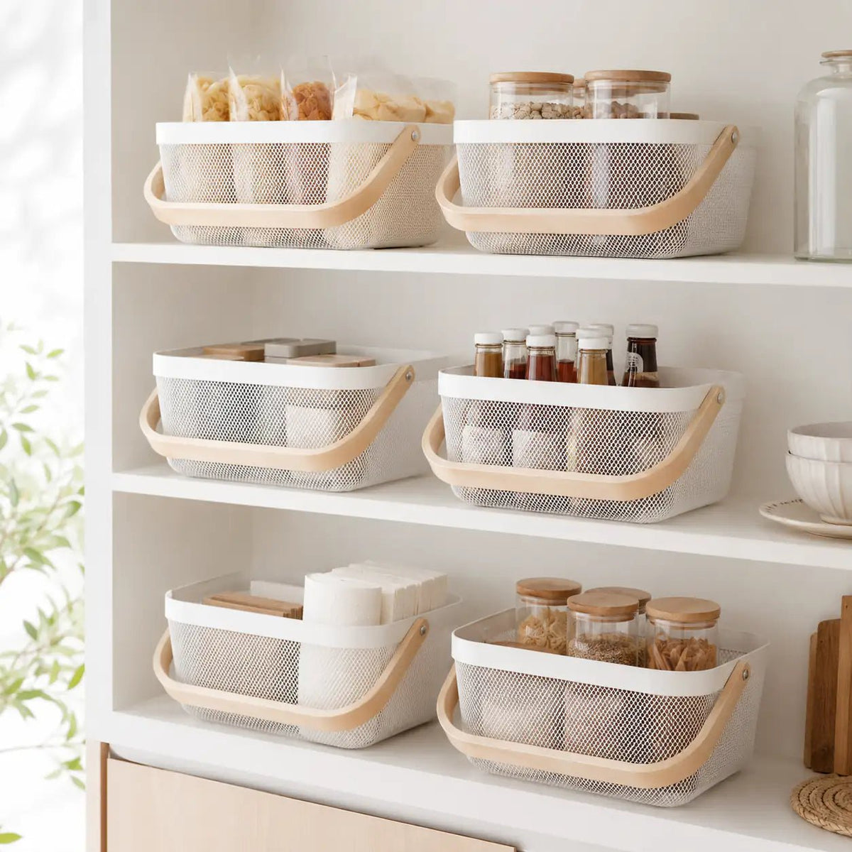 Mesh Storage Basket - 6 Set – view 2