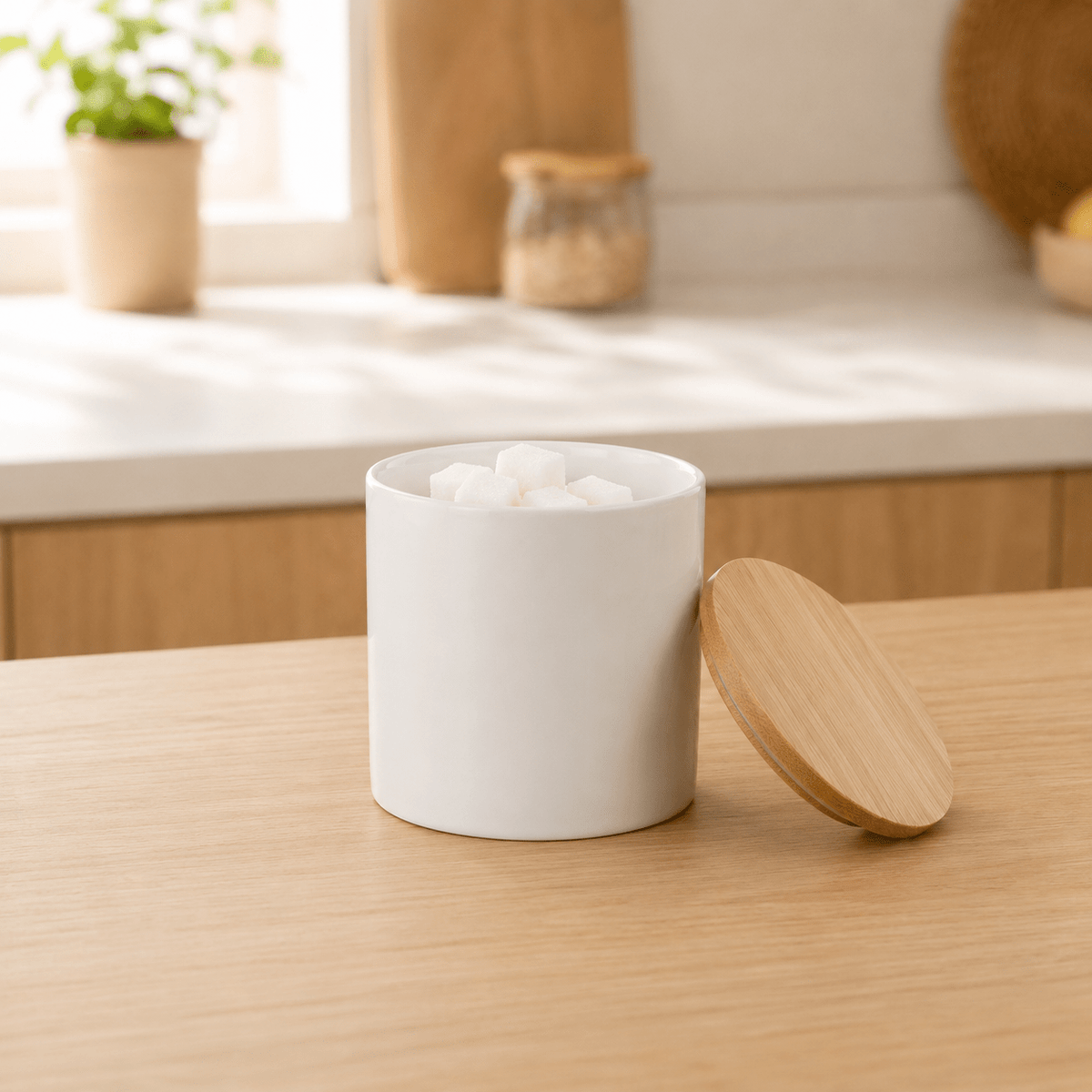 Modern Ceramic Tea Storage Jar – Small 500ml