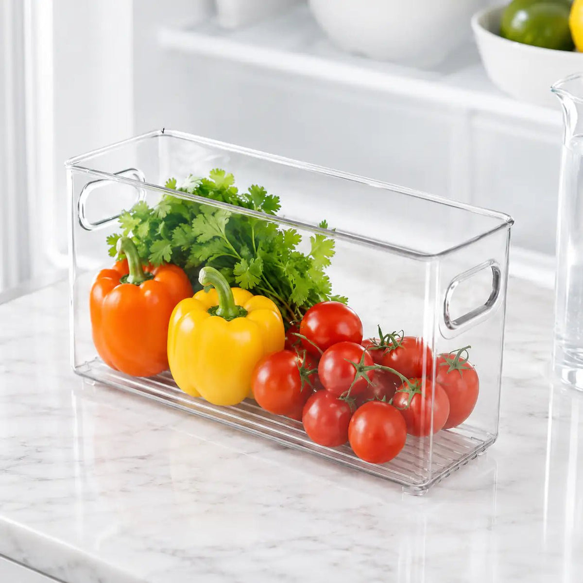 Pantry / Fridge Clear Storage Tub - Small – view 2
