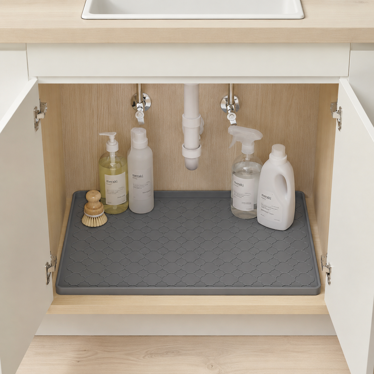 Premium Silicone Under-Sink Leak Mat – 4 Sizes – Small