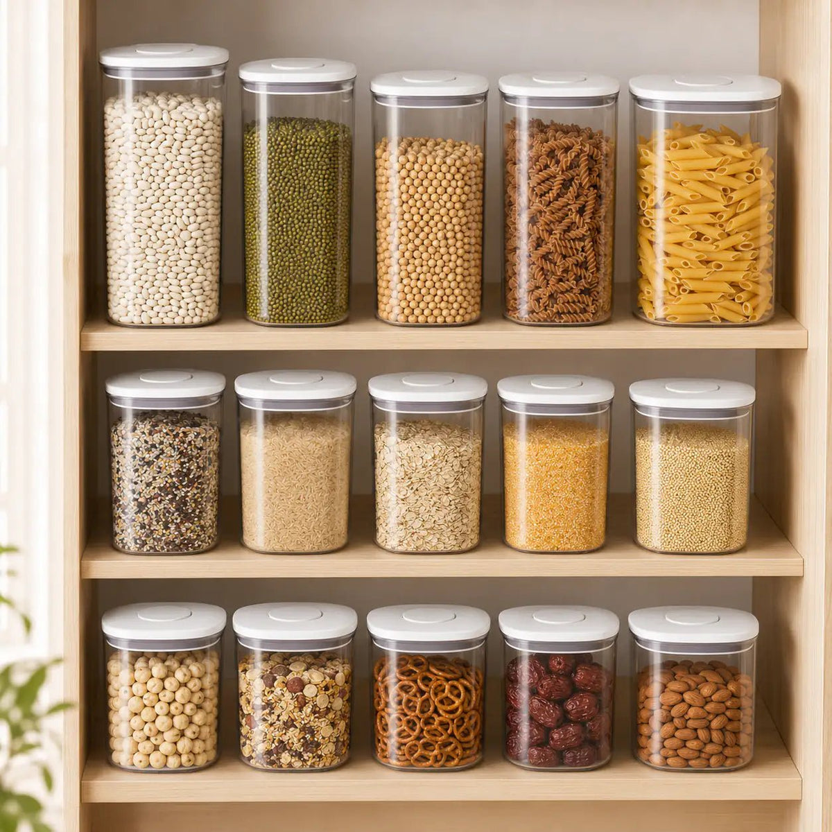 Push Top Pantry Container 15 Set - White Lid – view 2