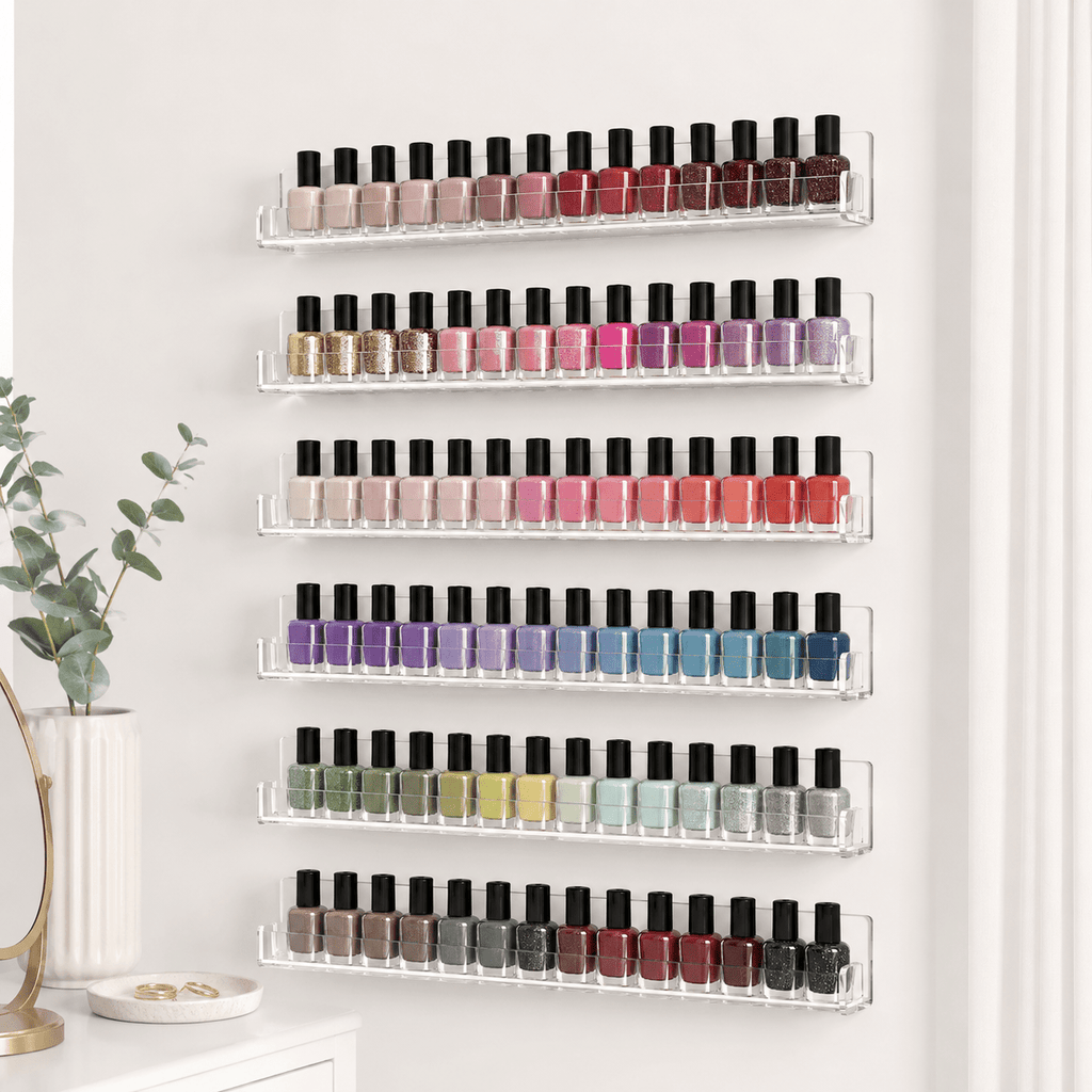 Wall Mount Nail Polish Organiser
