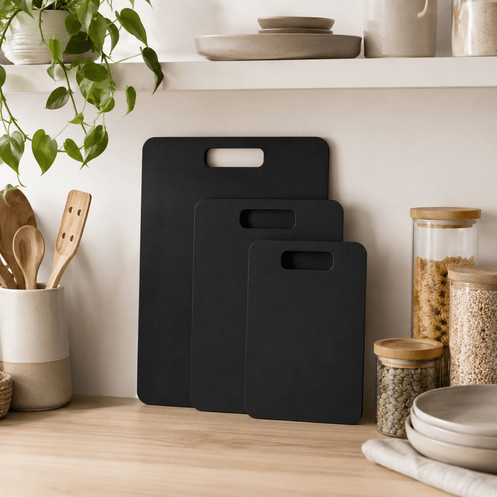 Wood Fibre Chopping Board - 3 Set Black – view 3