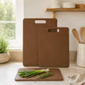 Wood Fibre Chopping Board - 3 Set Brown