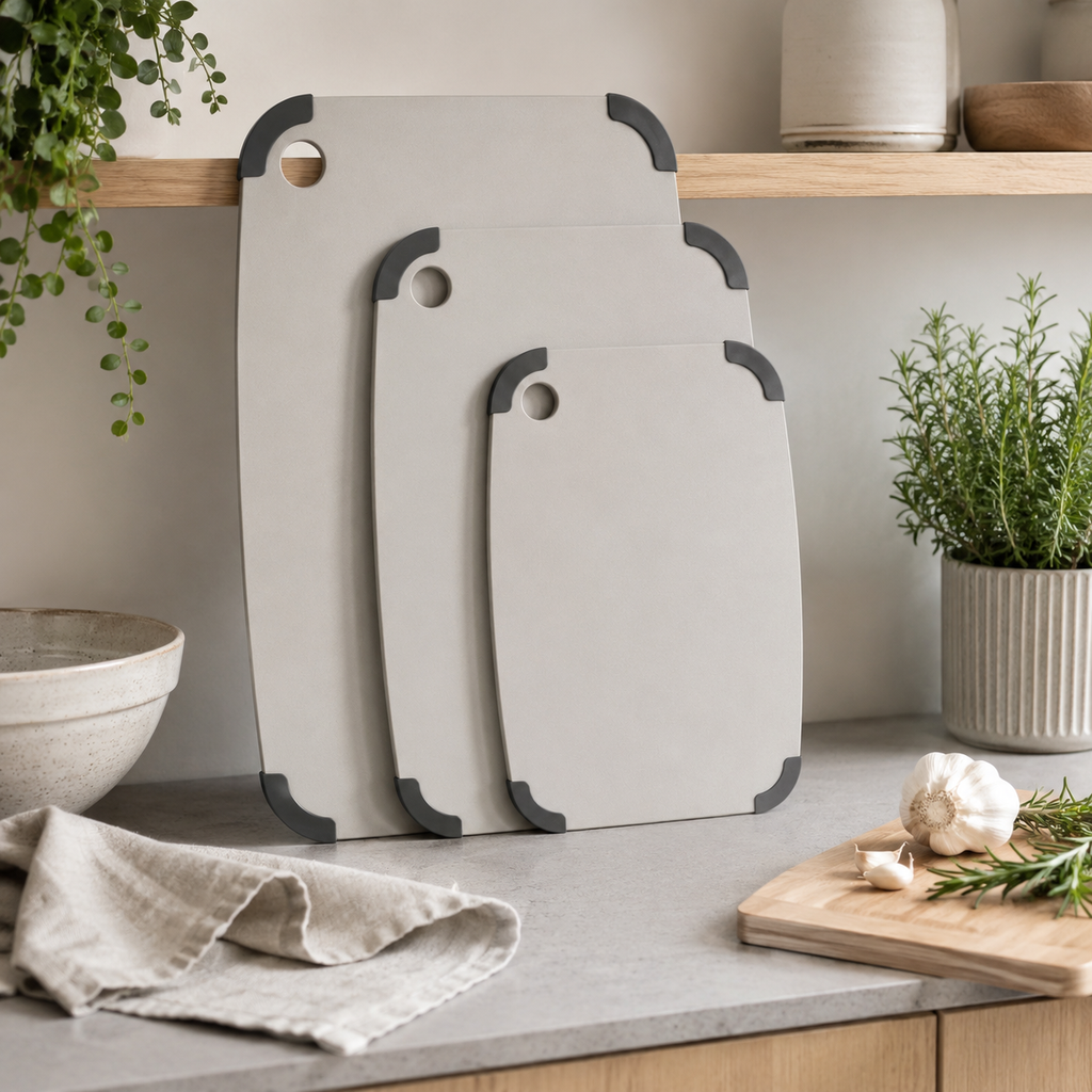 Wood Fibre Chopping Board - 3 Set Grey – view 3
