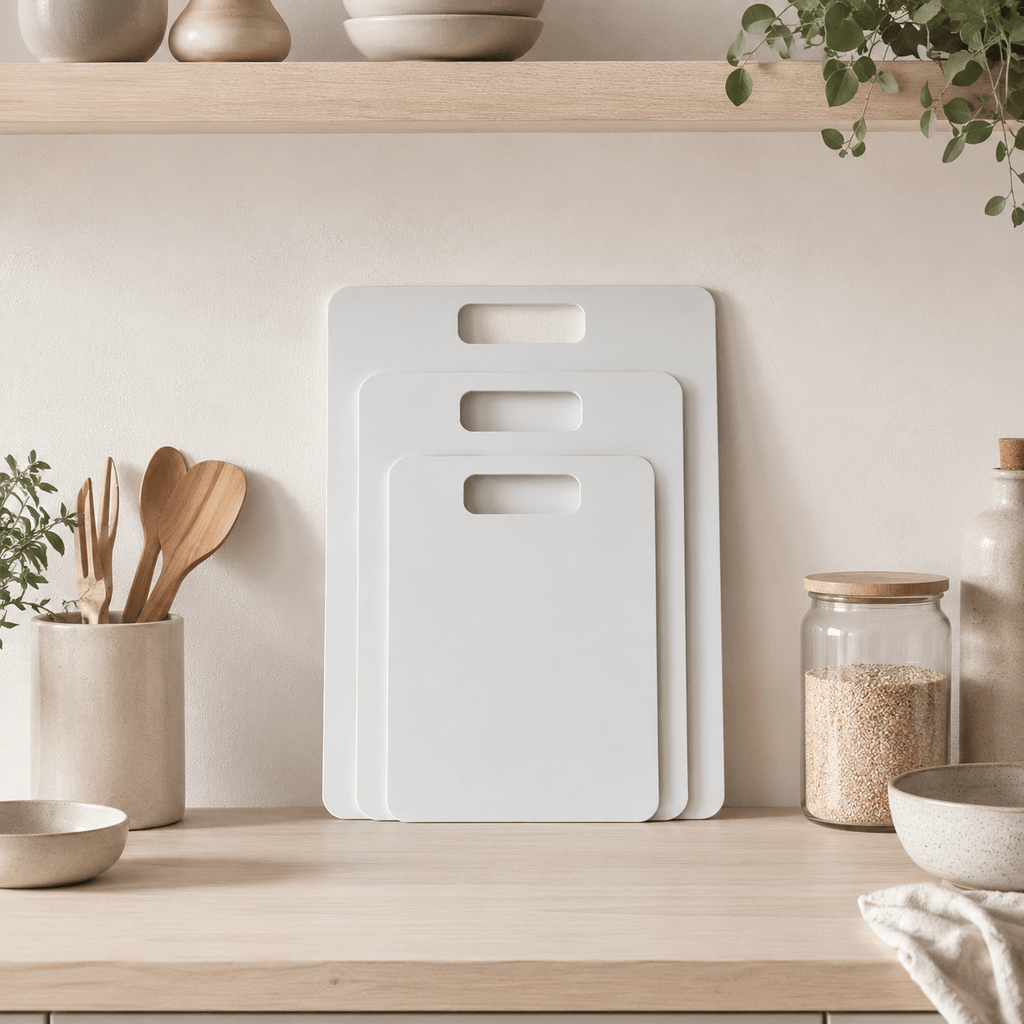 Wood Fibre Chopping Board - 3 Set Grey/White – view 3