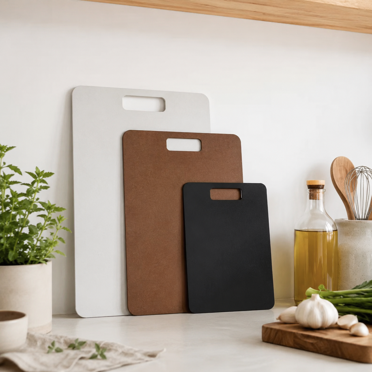 Wood Fibre Chopping Board - 3 Set Mixed v3